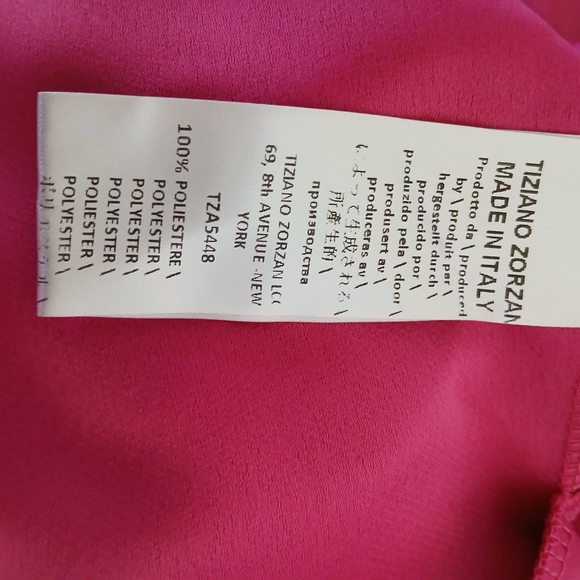 🌸 Tiziano Zorzan Pink Dress – Size 44 (US Medium) 🌸 - Picture 16 of 16